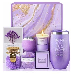 Purple Lavender Gift Set for Women